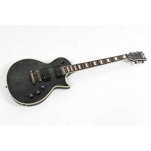 ESP LTD EC-401QM Electric Guitar Condition 3 - Scratch and Dent Satin See-Thru Black 197881181512