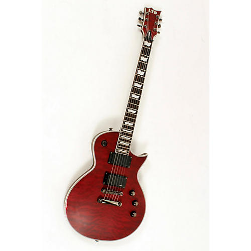 ESP LTD EC-401QM Electric Guitar Condition 3 - Scratch and Dent See-Thru Black Cherry Sunburst 197881108182