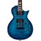 LTD EC-401QMV Electric Guitar Level 2 See-Thru Blue 888365762746