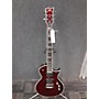 Used ESP LTD EC1000 Deluxe Solid Body Electric Guitar Trans Crimson Red