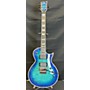 Used ESP LTD EC1000 Deluxe Solid Body Electric Guitar Blue Burst