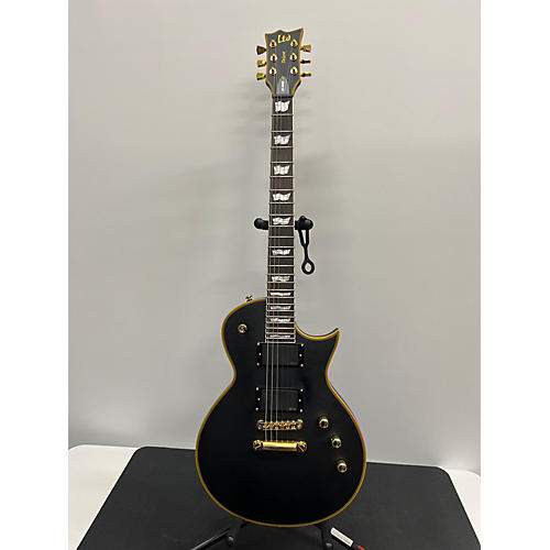 ESP LTD EC1000 Deluxe Solid Body Electric Guitar Black and Gold