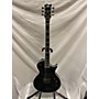 Used ESP LTD EC1000 Deluxe Solid Body Electric Guitar Black and Grey