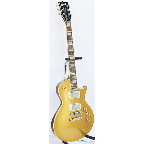 ESP LTD EC1000 Deluxe Solid Body Electric Guitar Metallic Gold