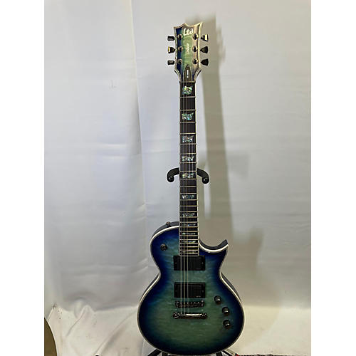 ESP LTD EC1000 Deluxe Solid Body Electric Guitar Blue