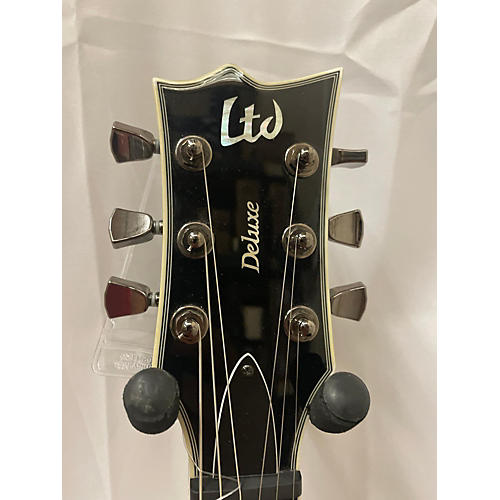 ESP LTD EC1000 Deluxe Solid Body Electric Guitar Silverburst