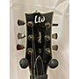 Used ESP LTD EC1000 Deluxe Solid Body Electric Guitar Silverburst