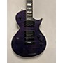 Used ESP LTD EC1000 Deluxe Solid Body Electric Guitar Purple