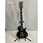 Used ESP LTD EC1000 Deluxe Solid Body Electric Guitar Black and Gold