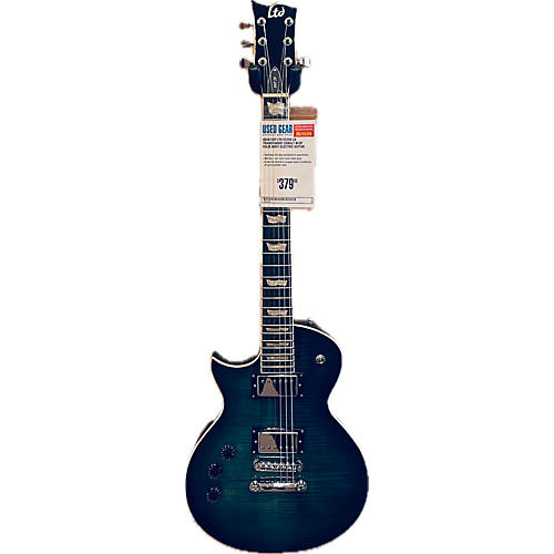 ESP LTD EC256 LH Solid Body Electric Guitar Transparent Cobalt Blue