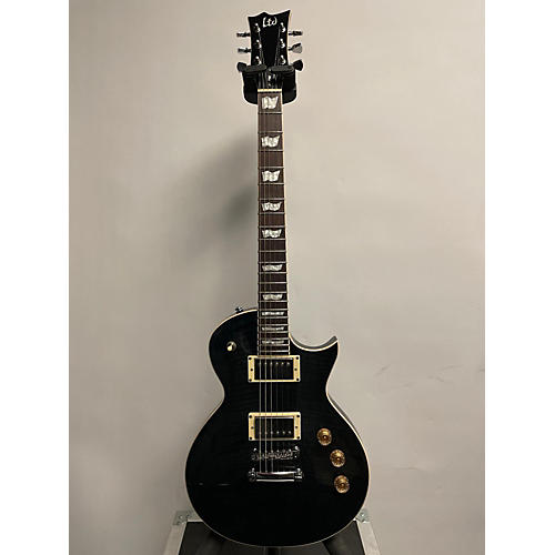 ESP LTD EC256FM Solid Body Electric Guitar Trans Black