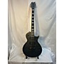 Used ESP LTD EC401QM Solid Body Electric Guitar See-Thru Black