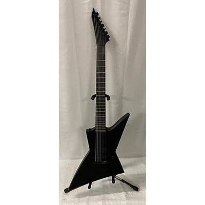 ESP LTD EX7 Baritone Black Metal Solid Body Electric Guitar
