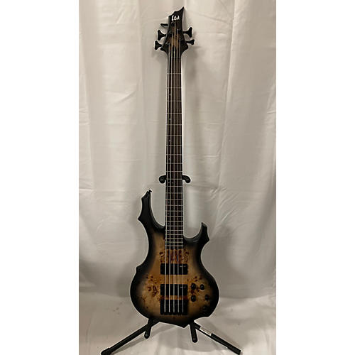 ESP LTD F5 Electric Bass Guitar Charcoal Burst Stain