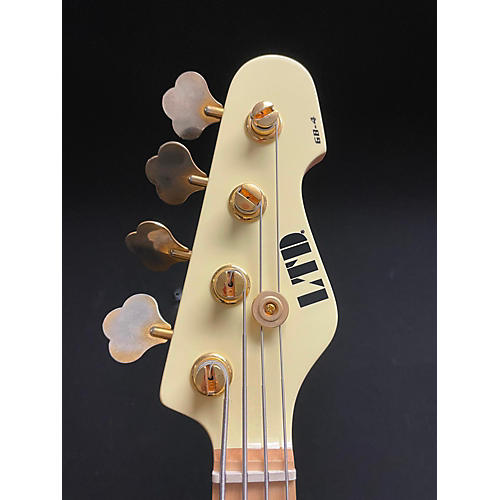ESP LTD GB-4 Electric Bass Guitar Buttercream