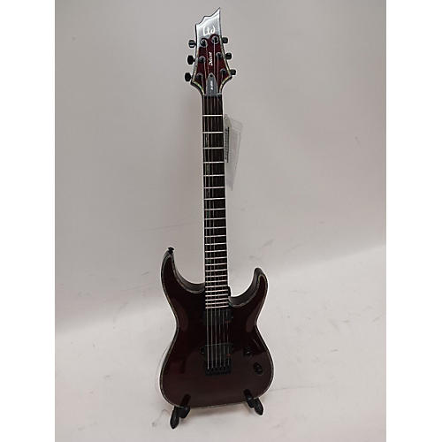 ESP LTD H1001QM DELUXE Solid Body Electric Guitar CRIMSON QUILT
