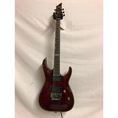 ESP LTD H1001QM Deluxe Floyd Rose Solid Body Electric Guitar
