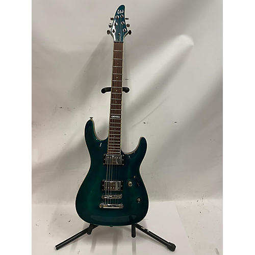 ESP LTD H250 Solid Body Electric Guitar Trans Green