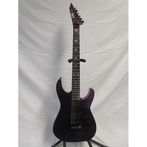 ESP LTD KH602 Kirk Hammett Purple Sparkle Solid Body Electric Guitar purple sparkle