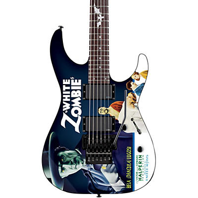 ESP LTD Kirk Hammett Signature White Zombie Electric Guitar