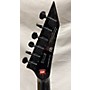 Used ESP LTD Kirk Hammett Signature White Zombie Solid Body Electric Guitar Blue