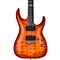 LTD LMH100QMNT Quilt Maple Top Electric Guitar Level 2 Amber Sunburst 888365715834