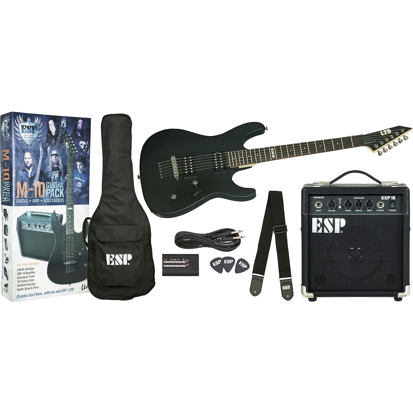 ESP LTD M10 Guitar Pack Musician