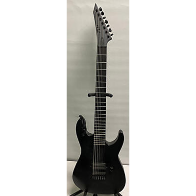 ESP LTD M7HT Baritone Black Metal Solid Body Electric Guitar