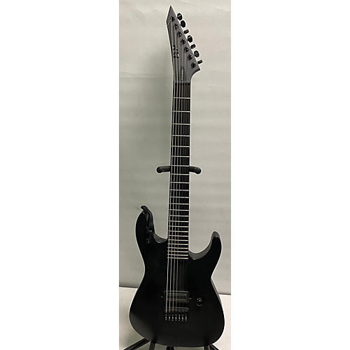 ESP LTD M7HT Baritone Black Metal Solid Body Electric Guitar Black