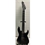 Used ESP LTD M7HT Baritone Black Metal Solid Body Electric Guitar Black