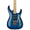 LTD MH-103 Quilted Maple Electric Guitar Level 2 See-Thru Blue 888365542041