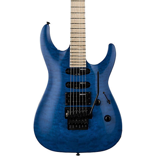 ESP LTD MH-203QM Electric Guitar Condition 2 - Blemished See-Thru Blue 197881123147