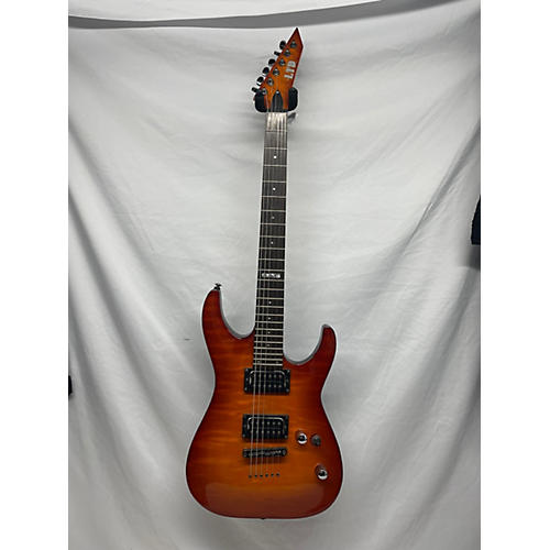 ESP LTD MH100QMNT Solid Body Electric Guitar Sunburst