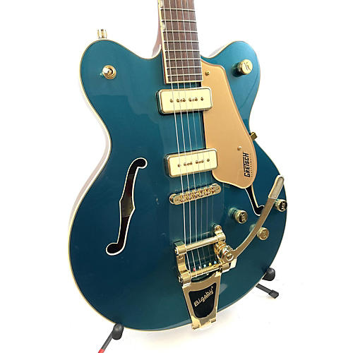 Gretsch Guitars LTD Prestine CB Hollow Body Electric Guitar Metallic Aqua Marine