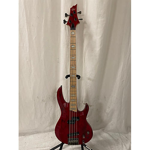 ESP LTD RB1004 Electric Bass Guitar Trans Red