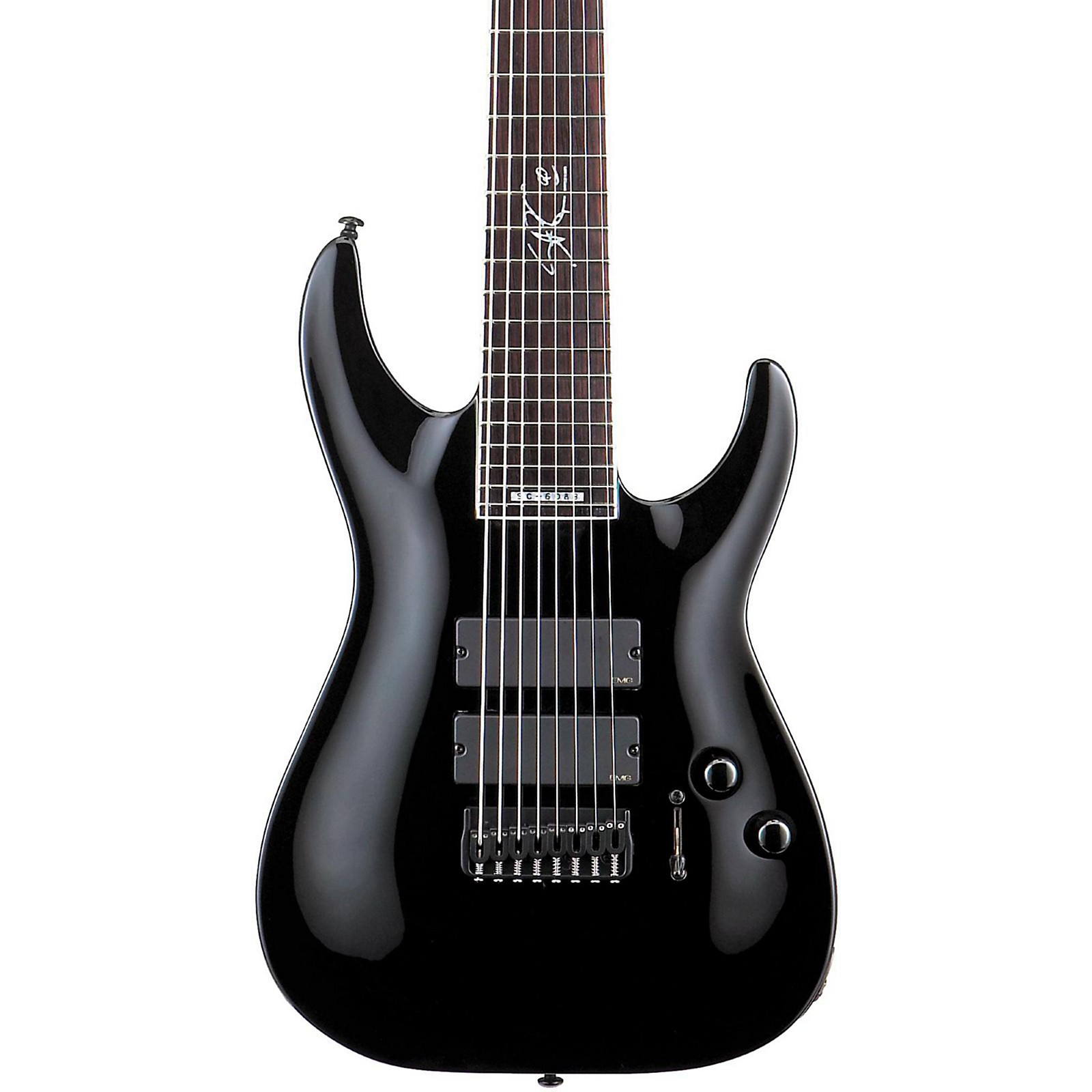 Esp Ltd Sc 608b Baritone Stephen Carpenter Signature Series Electric Guitar Musicians Friend 7663