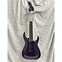 Used ESP LTD SH-7ET Brian Welch Signature Solid Body Electric Guitar See-Thru Purple