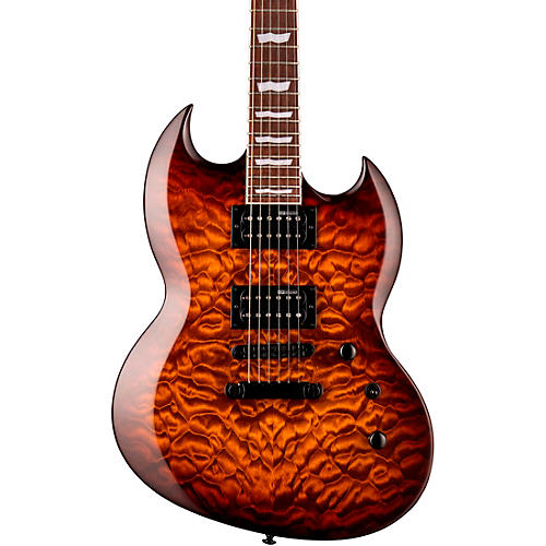 ESP LTD Viper-256 Electric Guitar Dark Brown Sunburst