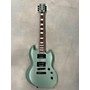 Used ESP LTD Viper 401 Solid Body Electric Guitar Sage Green Satin