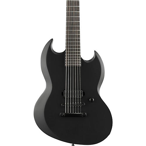 LTD Viper-7-Black Metal 7-String Electric Guitar