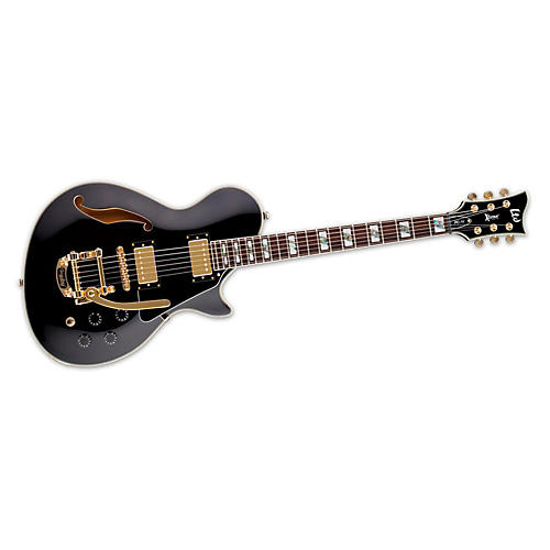 LTD Xtone PC-1V Semi-Hollow Electric Guitar with Bigsby