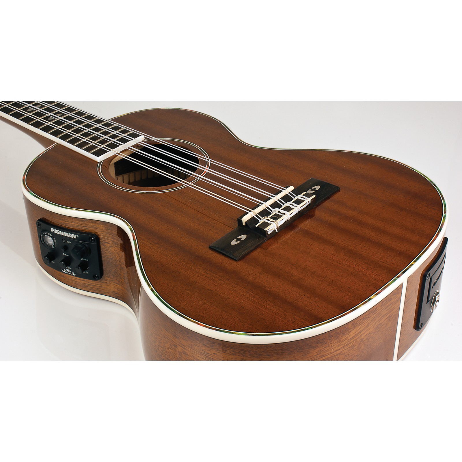 Lanikai LU Series LU8EK 8String Tenor AcousticElectric Ukulele with Fishman Kula Electronics