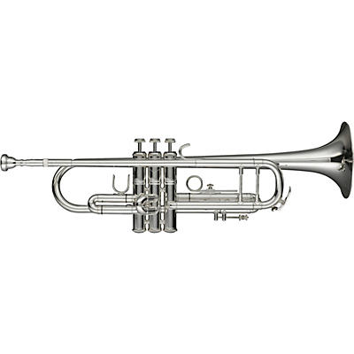 Levante LV-TR6301 Bb Professional Trumpet with Monel Valves - Silver Plated