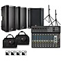 Harbinger LV14 Mixer Package With VARI V4100 Powered Speakers, VARI2318S Subwoofer, Stands, Cables and Tote Bags 15