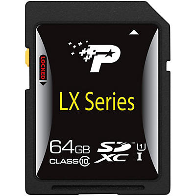 Patriot LX Series 64GB Class 10 SDXC Flash Card