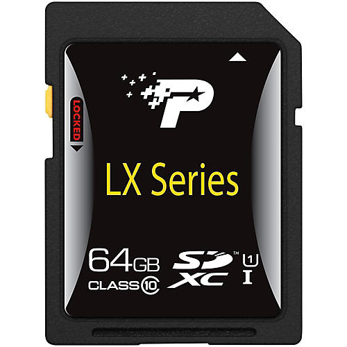 LX Series 64GB Class 10 SDXC Flash Card