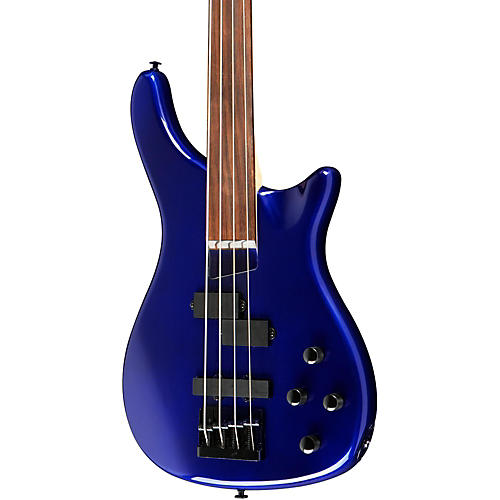 Rogue LX200BF Fretless Series III Electric Bass Guitar Condition 1 - Mint Metallic Blue