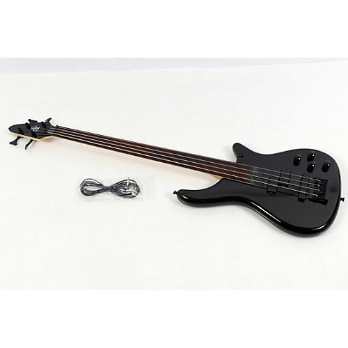 Rogue LX200BF Fretless Series III Electric Bass Guitar Condition 3 - Scratch and Dent Pearl Black 197881110482