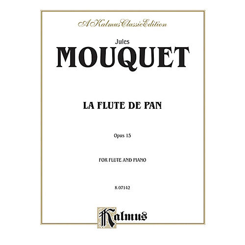 Alfred La Flute de Pan Op. 15 for Flute By Jules Mouquet Book