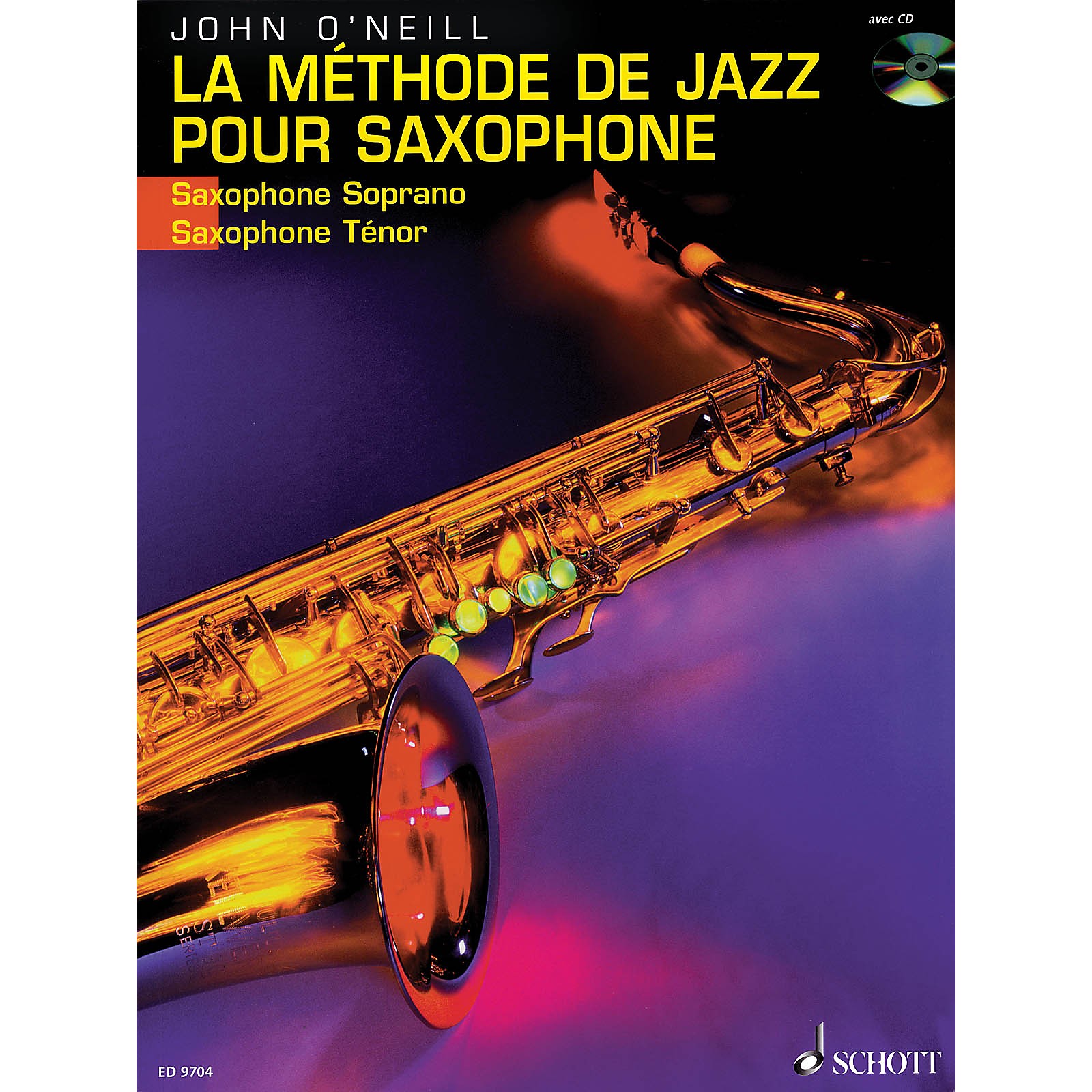 Schott La Méthode de Jazz pour Saxophone (French Language Book/CD